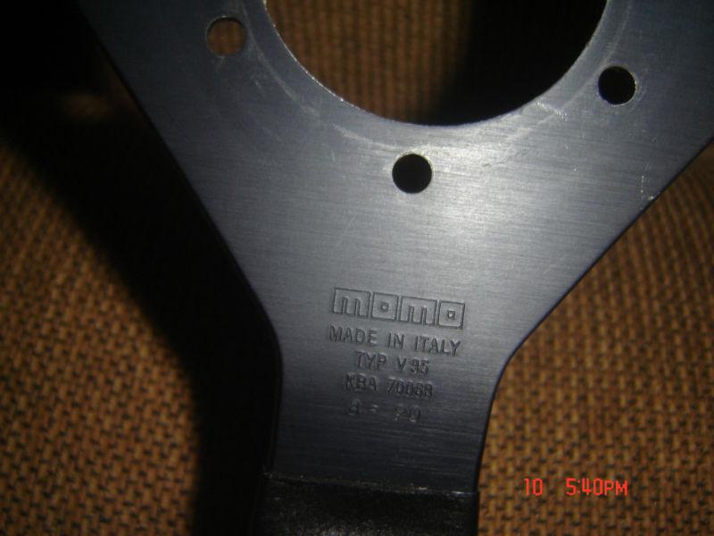 Genuine MOMO Classic 35 Leather Steering Wheel , US $125.00, image 3