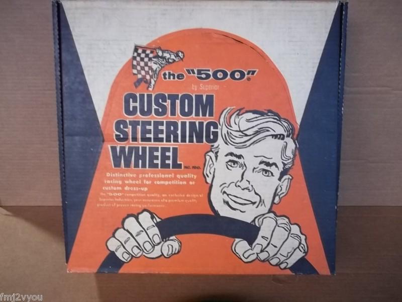 NOS VINTAGE SUPERIOR METALFLAKE STEERING WHEEL WITH BOX, US $800.00, image 3