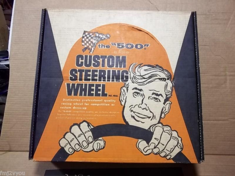 NOS VINTAGE SUPERIOR METALFLAKE STEERING WHEEL WITH BOX, US $800.00, image 5