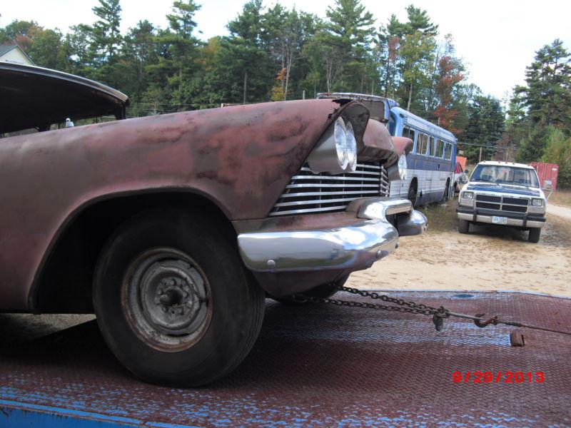 1957,1958 Plymouth,Mopar,Belvedere,Fury,Savoy,Suburban,front bumper nice used, US $100.00, image 2