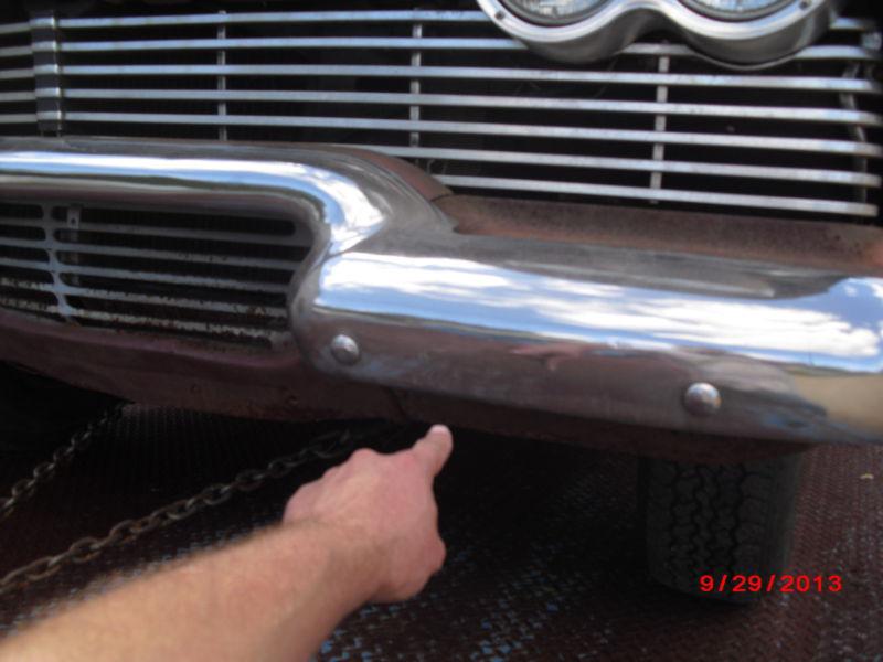 1957,1958 Plymouth,Mopar,Belvedere,Fury,Savoy,Suburban,front bumper nice used, US $100.00, image 3