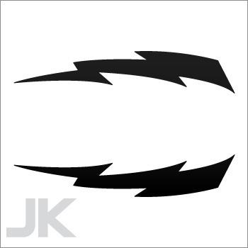 Decals sticker tribal racing design sports cars speed reverse images 0502 agx67