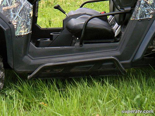 Polaris rzr & rzr-s rock sliders / nerf bars (new) -smooth black finish