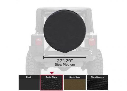 Smittybilt Spare Tire Cover - Small Tire (27In-29In) - Denim Black 772915, US $24.43, image 2