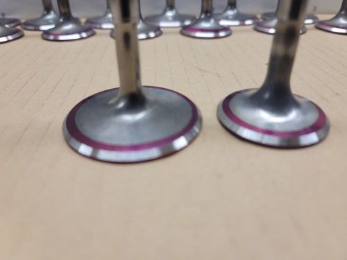 High performance stainless steel valves. 2.02 intake 1.60 exhaust 11/32 x 5.060