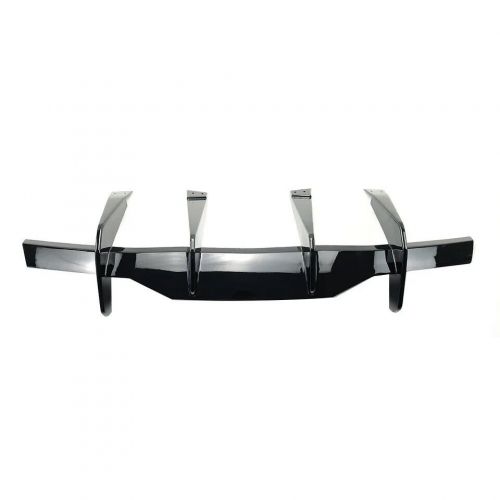 Glossy Black Rear Bumper Diffuser Add-On Fin Lip For Corvette C8 2020-23 Z51 STG, US $229.99, image 5