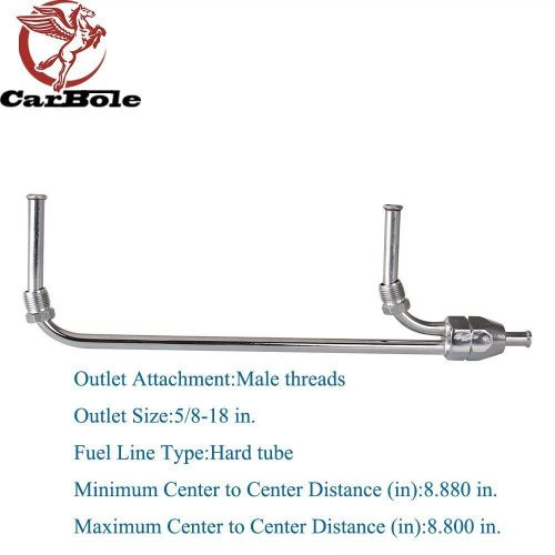 Dual Feed Fuel Line 1551 3310 4160 For Holley Carburetor Fits Inlet 3/8 Hose New, US $13.35, image 10