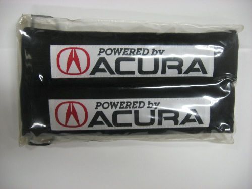 ACURA Seat Belt Cover Shoulder Pads Pair (BLACK), US $14.95, image 2