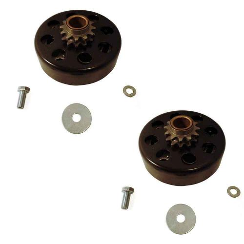 (2) hilliard extreme mini bike go kart clutch - #35 chain 3/4" bore 12 tooth