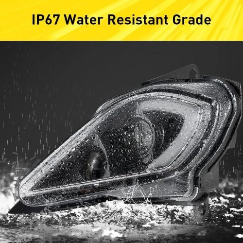 2pcs led headlights accessories for yamaha raptor 700 yfz wolverine 450 2006-24