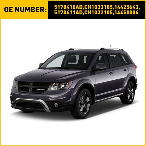 For 2009-2020 dodge journey 2pcs front left &amp; right side bumper support bracket