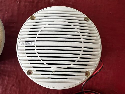 SEAWORTHY WATERPROOF PAIR OF SPEAKERS WHITE SEA5562-02bw MARINE BOAT, US $24.99, image 3