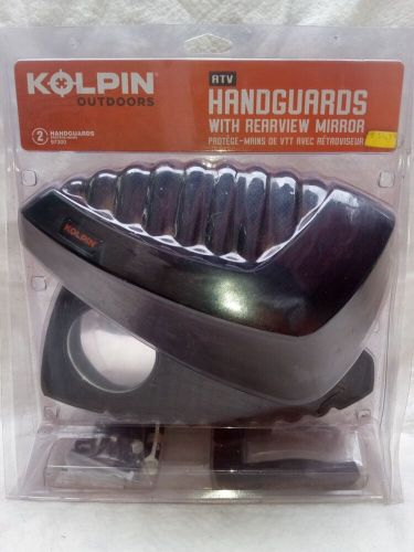 Universal fit atv hand guards with mirrors