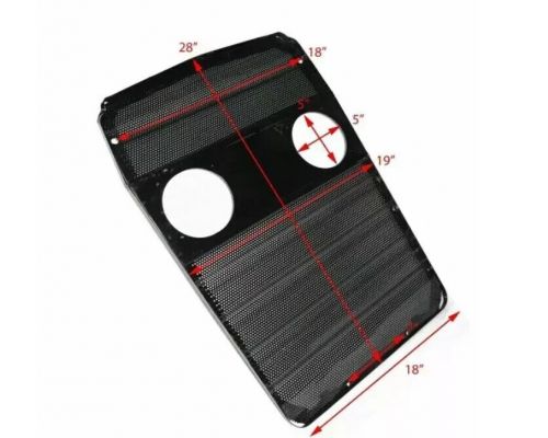 Front grill grille panel with lamp holes massey ferguson 240 245 250 tractor