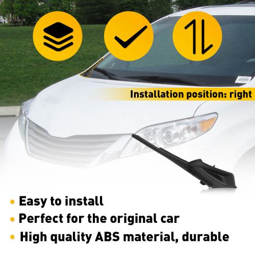 COWL SIDE HOOD SEAL 53866-08020 FOR SIENNA RIGHT FENDER TO TOYOTA, US $18.99, image 5