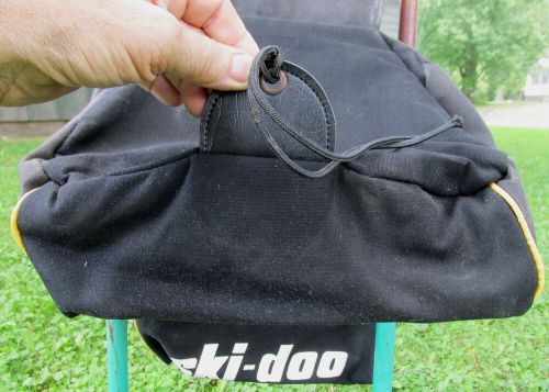 VTG YELLOW ORANGE 70S TNT BLIZZARD STRIPES SKIDOO SNOWMOBILE SADDLE BAGS, US $19.00, image 5