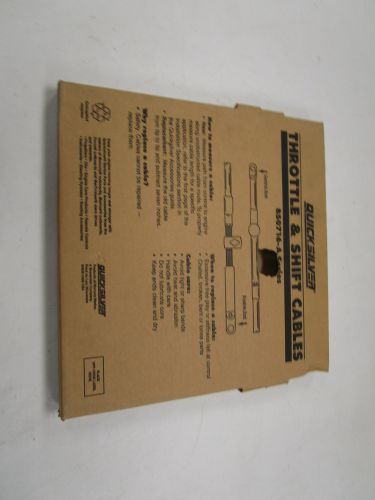 QUICKSILVER 7' SHIFT & THROTTLE CABLE BLACK 850716A 7 MARINE BOAT, US $19.95, image 6
