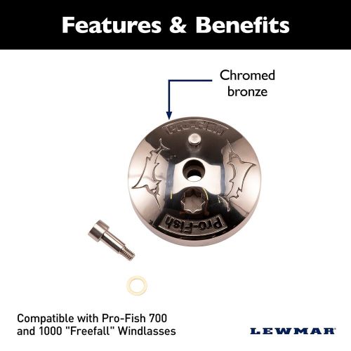 Lewmar Replacement Drive Cap Assembly Kit for Pro-Fish 700/1000 "Freefall Boat, US $168.00, image 4