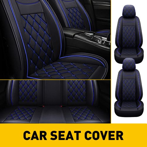 Leather Car Seat Cover Black+Blue For 07-22 Chevy Silverado 1500 2500HD 3500HD, US $129.99, image 10