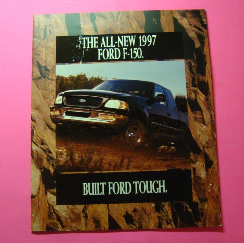 1997 ford all-new f-150 pickup truck showroom sales brochure..