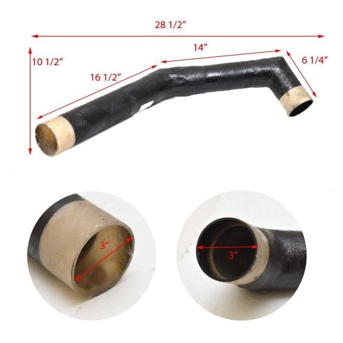 Centek Boat Exhaust Elbow 1642504 | Sea Ray 3 Inch Black (STBD), US $114.76, image 2