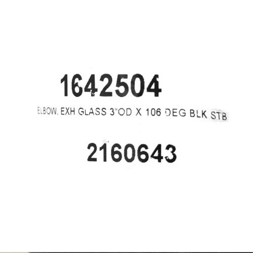 Centek Boat Exhaust Elbow 1642504 | Sea Ray 3 Inch Black (STBD), US $114.76, image 3