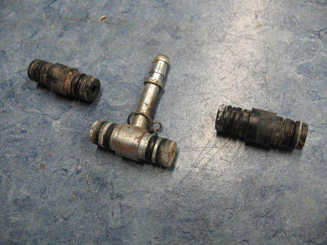 Carburetor gas connecting hoses 1973 honda cb350f cb350 f four cylinder