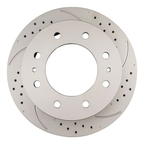 Pair front brake rotors 55192 for 2011-2024 gmc sierra 2500 hd/silverado 2500 hd