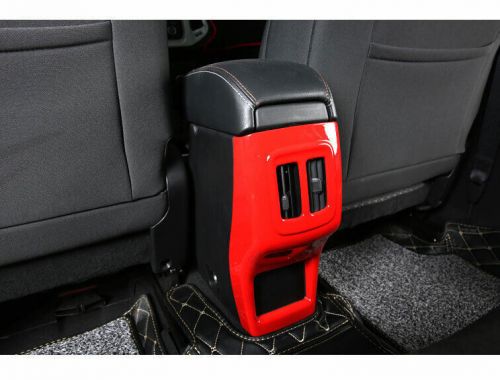 Fit For Jeep Compass 2017-2020 Bright Red Rear Anti-Kick Panel Air Outlet Trim, US $38.25, image 2