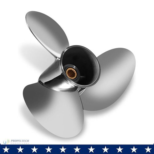 15 1/4 x 19 Boat Stainless Steel Propeller for Suzuki 150-300HP 15 Tooth RH PROP, US $434.77, image 2
