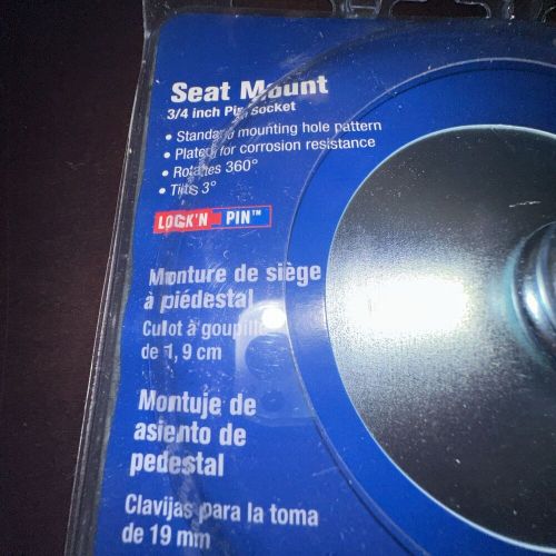 Attwood Marine SP-1002 Seat Mount With Spring 3/4 Pin Zinc Plate Boat Marine, US $24.99, image 2