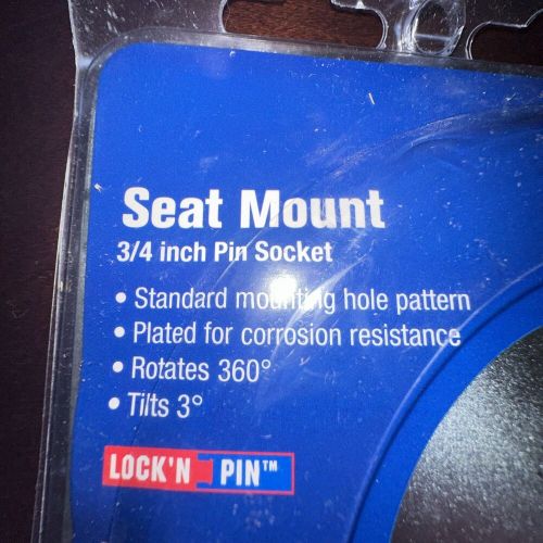 Attwood Marine SP-1002 Seat Mount With Spring 3/4 Pin Zinc Plate Boat Marine, US $24.99, image 3
