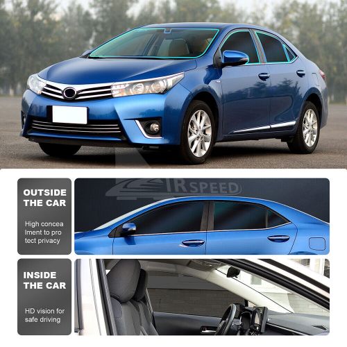 For toyota corolla 2014-2019 side window precut nano window film 8% tint shade