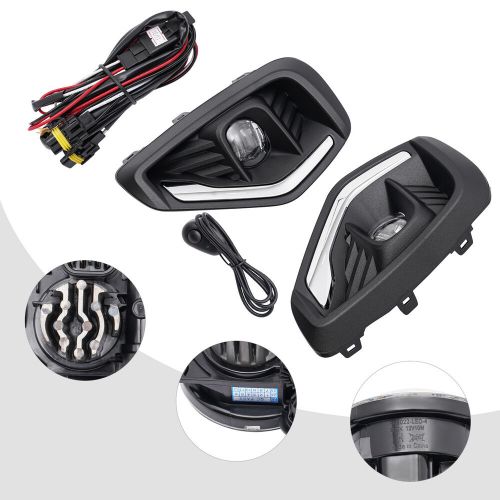 For 23 Ford Escape Front Bumper Fog Light w/Cover&Wire Harness LED Fog Light Kit, US $89.16, image 13