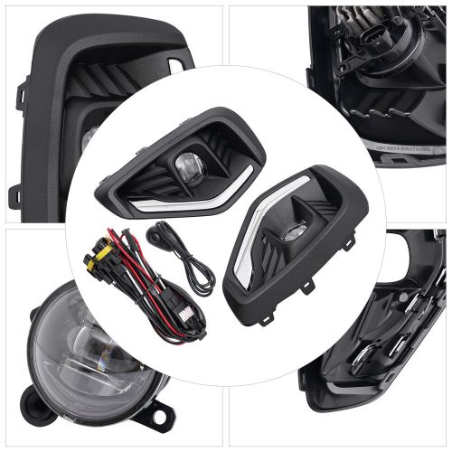 For 23 Ford Escape Front Bumper Fog Light w/Cover&Wire Harness LED Fog Light Kit, US $89.16, image 14