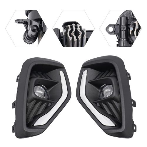 For 23 Ford Escape Front Bumper Fog Light w/Cover&Wire Harness LED Fog Light Kit, US $89.16, image 15