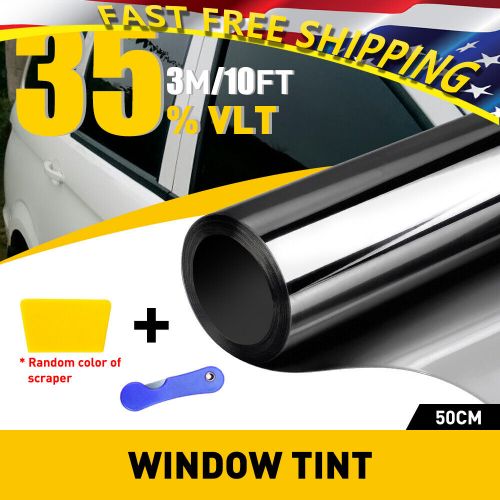 35% VLT 10'ft x 20" Feet Car Home Office Glass 10ft Uncut Roll Tint Window Film, US $14.19, image 11