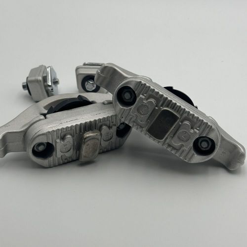 Oem nissan frontier titan cleat and stop kit tie down (pair of 2) 93300 7s255