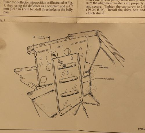 Genuine Artic Cat Drive Belt Deflector Kit Guard Footrest 063-060, US $10.97, image 5