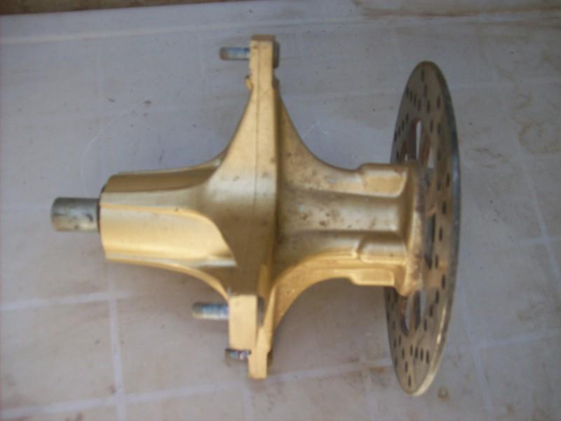 1985-86 yamaha tri z 250 front hub spindle rotor brake1986 85 ytz250 ytz wheeler