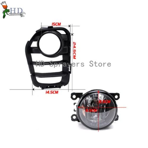 Fog Lamp Assembly Fog Lamp Light Lamps Kit Set For 2018-2020 Nissan NV350 Uran, US $95.00, image 4