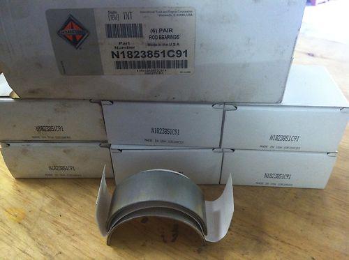 International dt466 6 pair rod bearings full set 1823851c91 usa