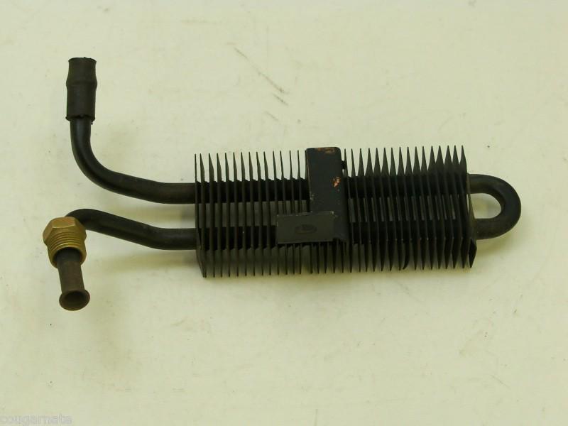 Nos 1965-69 ford galaxie power steering cooler for saginaw steering box nos 