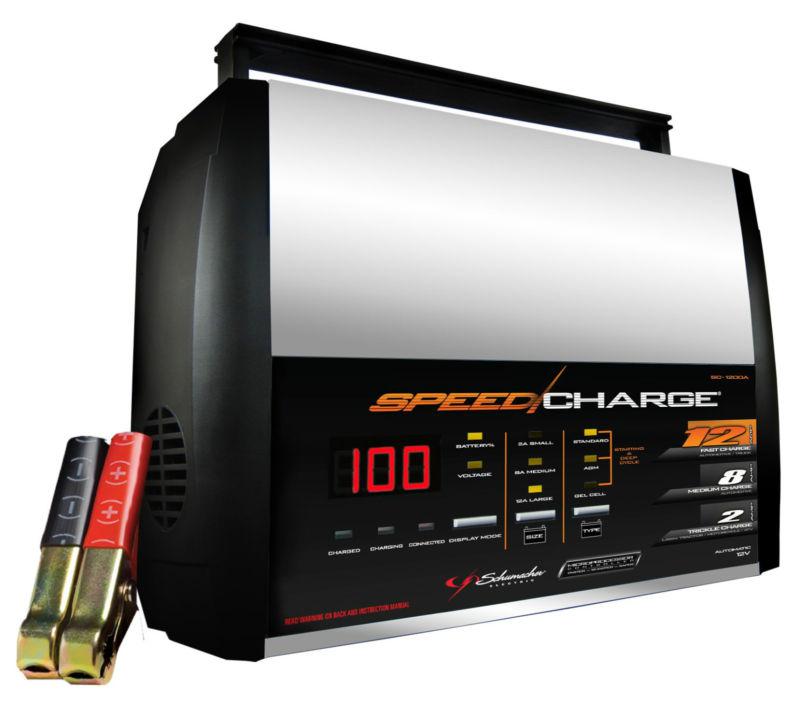 Schumacher sc 1200a charger maintainer tester speedcharge 12/8/ 2 amp starter