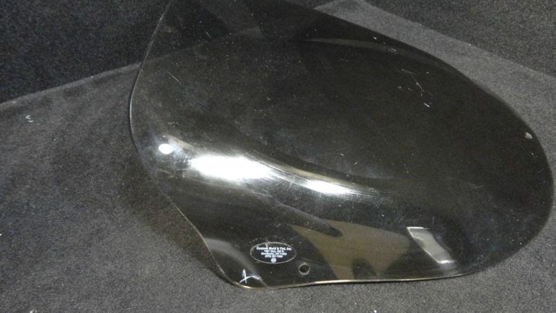 #ws-98 (7.5"hx19.5"wx18"d) skeeter/tracker boat smoke tinted windshield  