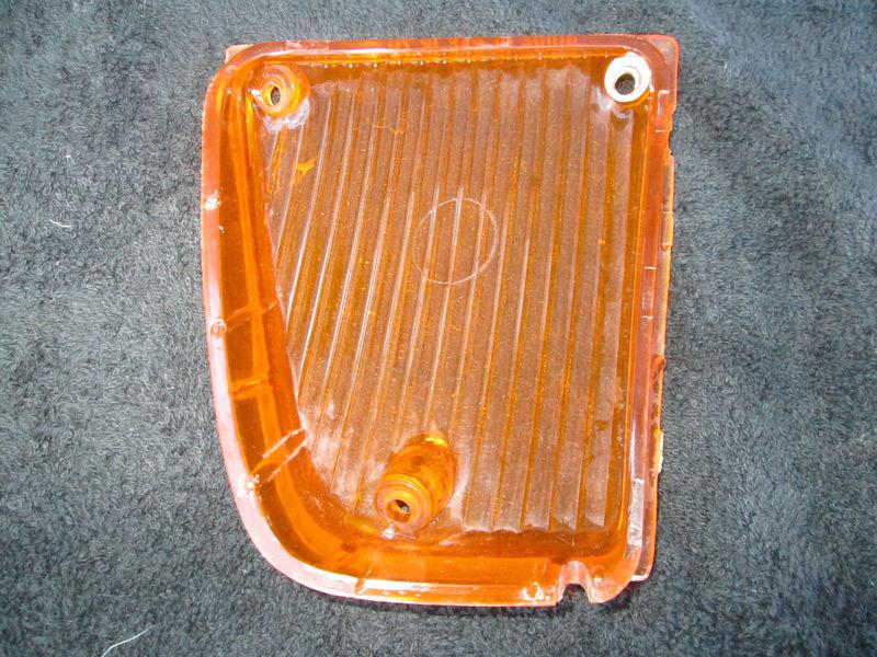 70-72 CORVETTE LEFT SIDE PARK / TURN SIGNAL LAMP LENS COVER AMBER OEM GM C3, US $20.00, image 4