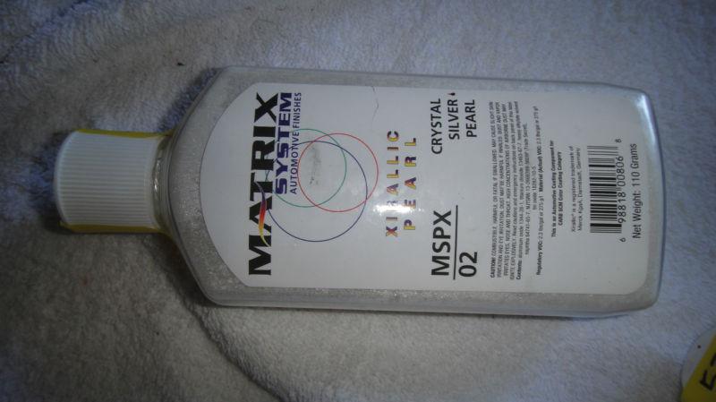 Lot of 2 matrix systems pearl msp087 fine blue mspx02 crystal silversame as ppg 