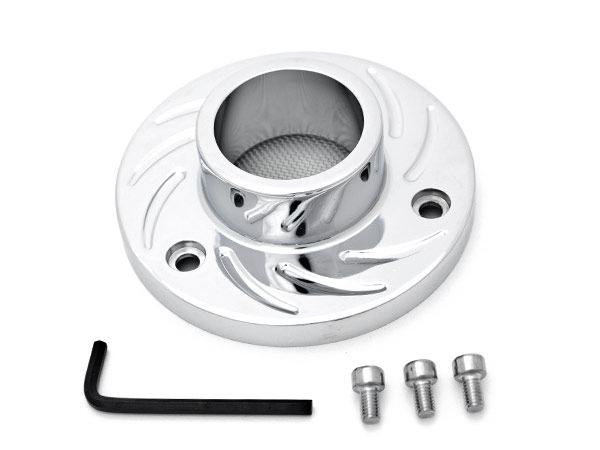 Atv exhaust tip muffler chrome for 2001-2010 honda foreman rubicon 500 fourtrax