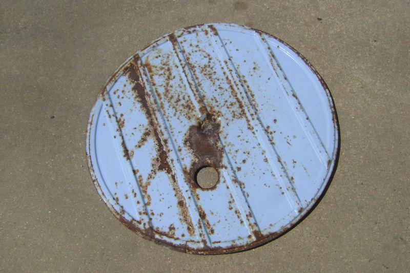 1954 54 plymouth 2dr station wagon spare tire cover crankbrook belvedere