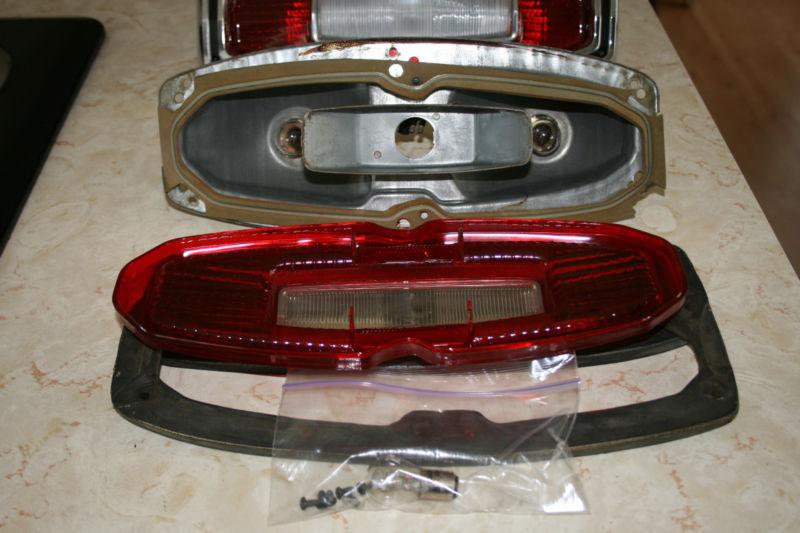 1968 Ford Fairlane Torino tail light lamps Very NICE Pair w/ extra lens+housing, US $140.00, image 10